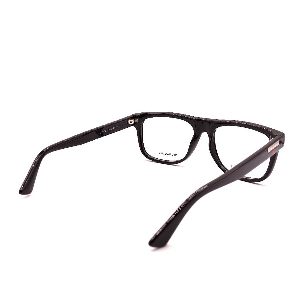 NEW GUCCI GG1117O 001 BLACK AUTHENTIC EYEGLASSES FRAME RX 56-17 - Picture 7 of 11
